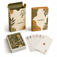 Cartes à jouer promotionnelles personnalisées, jeu de cartes en papier et emballage de marque pour événements B2B, cadeaux et activation en point de vente