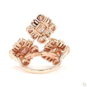 Hermoso Anillo de Diamantes de Oro para Mujer, Joyería Fina, Brillo Real, Clásico y Elegante, Regalo de Boda o Compromiso - Product Image 1