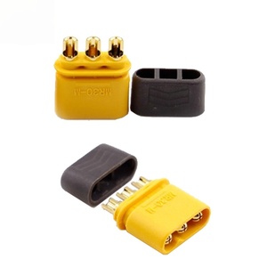 Conector Original Amass MR30 de 3 Pines, 15A-30A, Alta Corriente, Chapado en Oro, Macho y Hembra, con Funda, para Motor sin Escobillas y ESC - Product Image 3