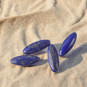 Piedras Preciosas de Lapislázuli Natural Pulido de Alta Calidad, Corte Pera, 10x14mm y 8x12mm, Cabujón Azul, Piedras Sueltas, Precio al por Mayor - Product Image 2