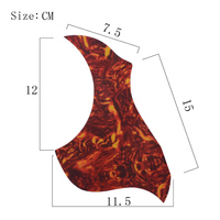 Plaque de protection pour guitare acoustique de style Eagle, autocollant transparent et couleur écaille de tortue