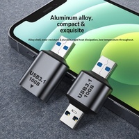 Hochgeschwindigkeits-Audio/Video USB 3.1 zu Typ-C Adapter Lade- und Datenübertragungskonverter 10 Gbps USB Stecker/Buchse Ausgang