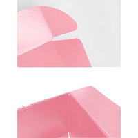 Caja de Envío de Cartón Ecológica con Forma de Avión y Logotipo Personalizado, Impresión en Color Rosa, Caja de Regalo Personalizada, Caja de Cartón Corrugado para Envíos