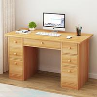 Meja Komputer Minimalis Modern 80cm, Meja Belajar Finishing Kayu Oak Terjangkau, Meja Tulis Sederhana Kecil untuk Kamar Tidur Asrama Mahasiswa
