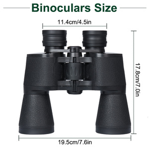 Ống nhòm Porro Ống nhòm kính thiên văn <span class=keywords><strong>zoom</strong></span> mạnh mẽ độ nét cao 26x50 hoàn hảo cho các hoạt động ngoài trời - Product Image 2