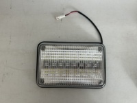 Feux de gabarit latéraux LED blancs et rouges 4-en-1 de 7,5 x 5 pouces, étanches, à montage en surface, pour camion