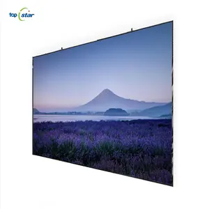 Tela de vídeo LED para aluguel ao ar livre, tela de parede de vídeo LED para aluguel, 500*500mm Hd P4 P4.8, tela curva fixa flexível para publicidade