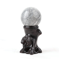 HY Gems Boule de cristal chinoise de qualité supérieure en jaspe Picasso