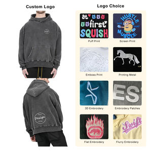 เสื้อฮู้ดผ้าฝ้าย100% พรีเมี่ยมสำหรับผู้ชายเสื้อครอปสตรีทพิมพ์ลายวินเทจซักได้ใส่สบายเปิดไหล่ฤดูใบไม้ร่วง - Product Image 3