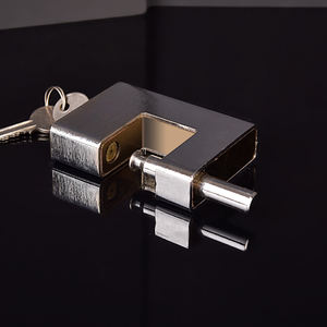 Candado Rectangular de hierro resistente personalizado de fábrica con cilindro de latón de alta seguridad - Product Image 5