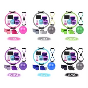 Kit de Ejercicio Físico Portátil de 11 Piezas <span class=keywords><strong>para</strong></span> el Hogar, Nuevo Equipo de <span class=keywords><strong>Yoga</strong></span> y Pilates con Anillo y Bolsa <span class=keywords><strong>para</strong></span> <span class=keywords><strong>Principiantes</strong></span> - Product Image 6