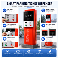 Système de billetterie de stationnement RFID, terminal de distribution de tickets de stationnement avec bouton de ticket vert et assistance par appel