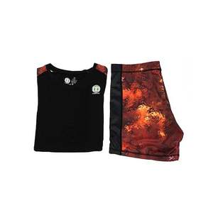 Set di abbigliamento sportivo in bambù da uomo traspirante e Casual per le stagioni autunnali estive sportive in bambù stampato taglie S/M/L/XL per capispalla - Product Image 3