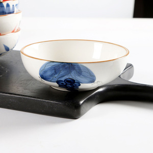 ชามข้าวเซรามิกทำมือ ลายเคลือบแบบตะวันออก สำหรับใช้ในบ้าน - Product Image 3