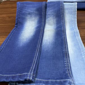 Tissu en denim indigo sergé extensible Lizhi LT-INDIGO Nanhai 14oz 59.1''-59.8'' en rouleau, tissé teint en fil, respirant, pour sacs garçons et filles - Product Image 3