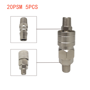 PSM Quick <b>Plug</b> <b>C</b>-<b>type</b> Self-locking Fitting Push-to-connect Air Compressor Accessory -001 - Product Image 3
