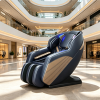 Fauteuil de massage commercial portable avec manipulateur robotique 3D, zéro gravité, airbag, à monnayeur, inclinable, pour centres commerciaux et hôtels