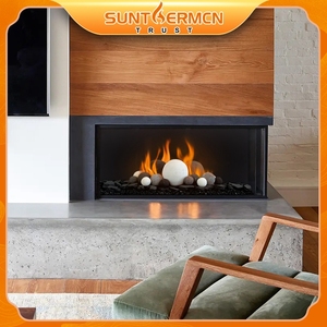 Boules de fibres céramiques réfractaires haute température pour cheminée, <span class=keywords><strong>fournisseur</strong></span> de boules de feu décoratives - Product Image 6