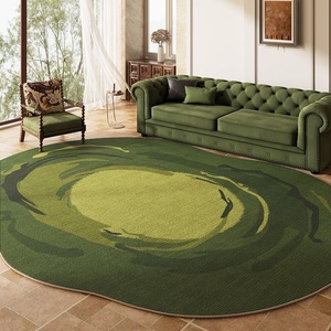 Nouveau <span class=keywords><strong>tapis</strong></span> vert pour salon, lavable en machine, facile à nettoyer, <span class=keywords><strong>tapis</strong></span> <span class=keywords><strong>de</strong></span> sol pour canapé, <span class=keywords><strong>tapis</strong></span> simple pour chambre à coucher, salon et bureau - Product Image 5