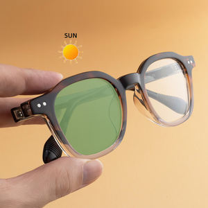 Gafas de Sol Partagas al por Mayor, Diseño de Moda, Logotipo Personalizado, Cuadradas, Fotocromáticas, con Bloqueo de Luz Azul UV400 para Hombre y Mujer - Product Image 4