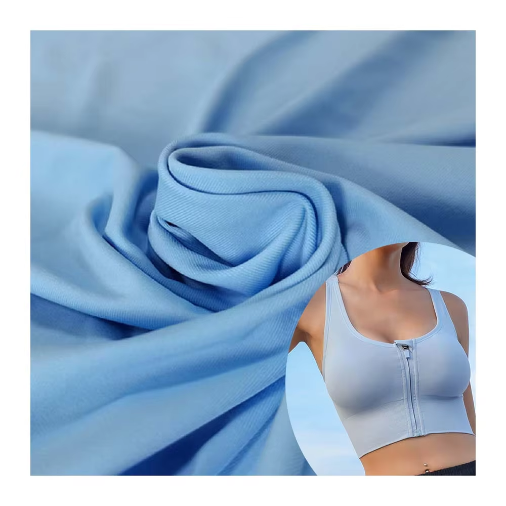 2023 New Elastic Fabric Jersey Recycled Polyester/Spandex Fabric for Sportswear