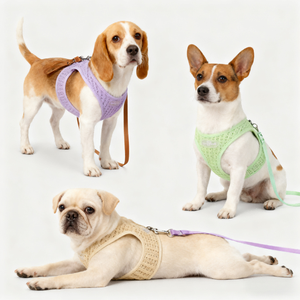 YG-898 Rompi <span class=keywords><strong>Harness</strong></span> Hewan Peliharaan Bergaya Kartun dengan Bantalan Empuk dan Kain Nilon Spons Waffle 4mm 360g - Product Image 4