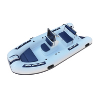 RIB BAOT 390B - Tubes en Hypalon pour les Voyages de Pêche - Coque en Fibre de Verre Durable