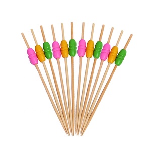 Decoración de Flores de Ciruelo para Fiestas, Palillos de Cóctel de Bambú de 4.72 Pulgadas para Aperitivos, Bebidas y Pasteles - Product Image 5