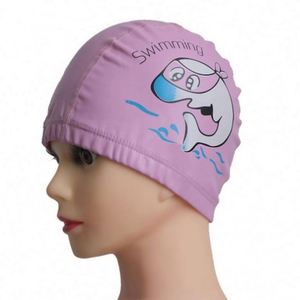 Bonnet de bain confortable en nylon enduit de couleur unie pour femme, bonnet de bain universel - Product Image 6