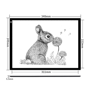 Hot bán ánh sáng Pad đồ họa vẽ Led Sao chép <span class=keywords><strong>Board</strong></span> Acrylic Tracing <span class=keywords><strong>Board</strong></span> A3 A4 ánh sáng pad cho Truy Tìm chữ viết tay phác thảo - Product Image 2