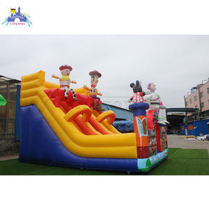 Château gonflable de videur de glissière sèche gonflable de double ruelle avec la glissière commerciale de glissière avec le bon <span class=keywords><strong>prix</strong></span> en vente chaude - Product Image 4