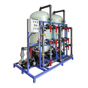 <span class=keywords><strong>Filtre</strong></span> à eau à double média de qualité industrielle 10 TPH avec <span class=keywords><strong>sable</strong></span> de manganèse et média de charbon actif pour une qualité d'eau constante - Product Image 3