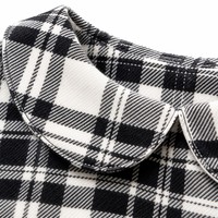 Robe Courte Femme en Mélange de Laine Tartan 320 GSM à Col Peter Pan et Manches Longues, Style London Mod Années 60, Vente en Gros, Personnalisation OEM