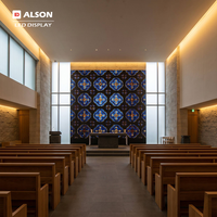 Módulos de Pantalla LED P3 Comerciales Personalizados para Interiores de ALSON, con Alta Resolución, Ideales para Iglesias