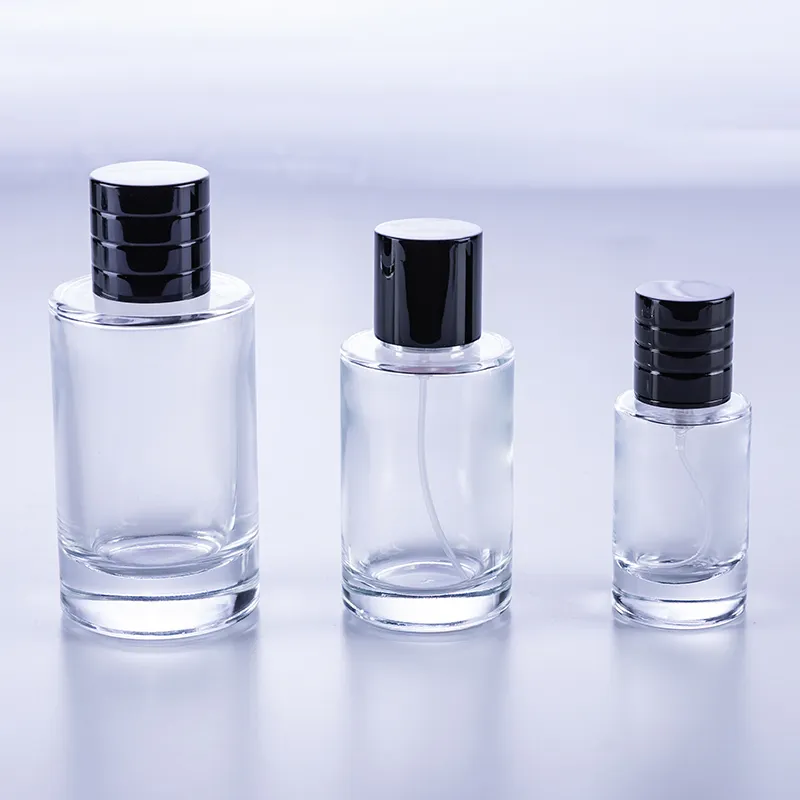 30 ml 50 ml 100 ml yuvarlak şekilli küçük boş sprey cam parfüm şişeleri çin