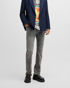 Pantalon décontracté pour homme en toile 100% coton respirant, légèrement élastique, couleur unie, 240g, avec cordon de serrage, coupe régulière, tendance - Product Image 4