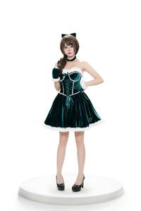 Kerstjurk <span class=keywords><strong>Sexy</strong></span> Halloween Pak Rood/Groen <span class=keywords><strong>Sexy</strong></span> Bunny Meid Verleidingsjurk Club Party Schattige Jurk Pak - Product Image 4