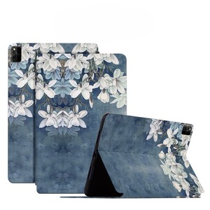 Bonne vente mode floraison cuir tablette étui à rabat protection tablette étui coloré étui en cuir pour <span class=keywords><strong>Huawei</strong></span> <span class=keywords><strong>Matepad</strong></span> <span class=keywords><strong>Pro</strong></span> 12.6 - Product Image 1