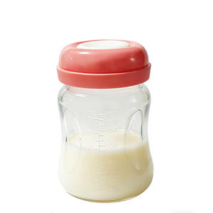 Bouteille de collecte de lait à large ouverture en silicone et PP sans BPA, à débit lent, avec disque d'étanchéité SureSeal ; Compatible <span class=keywords><strong>Spectra</strong></span>/Motif - Product Image 1