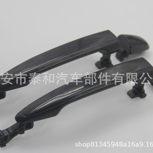 มือจับประตูสำหรับ Toyota Land Cruiser FJ120 สีดำ ABS เงา รุ่น TY192 - Product Image 3