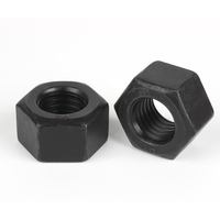 Écrou hexagonal lourd en acier au carbone noir oxydé haute résistance ASTM A194 2H conforme à la norme ASME B18.2.2