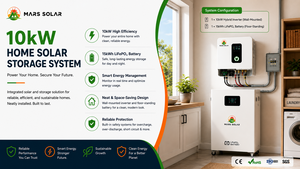 Système solaire hybride au lithium-ion MPPT monocristallin de 100 kW à 1 MW pour hôtels, 500 kWh - Product Image 4