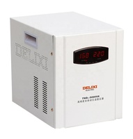 Régulateur automatique de tension et de courant 220v AVR + régulateur 1KVA ~ 30KVA 3000W 5000W stabilisateur régulateur en cuivre haute précision