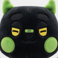 Porte-clés en peluche chat chauve-souris OEM ODM, pendentif de sac, faible MOQ, promotionnel, personnalisé, en tissu peluche doux à poils courts, monstre