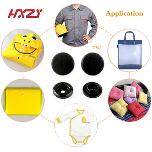 HXZY Custom Shapes Mesh Snap Buttons For Children Clothing Snap Button For Babies Basics Plastic Envelopes With Snap Button