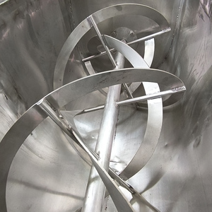 Máquina mezcladora de polvo de harina de grado alimenticio industrial Mezclador de polvo de cinta de 100kg - Product Image 5