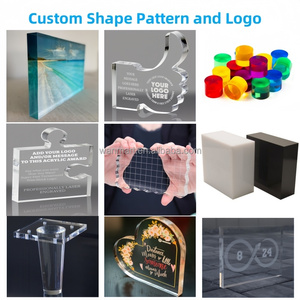 Blocco fotografico acrilico trasparente personalizzato all'ingrosso per sublimazione blocchi acrilici adesivi in bianco per la stampa UV Display in plastica acrilica - Product Image 2