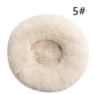Customizable Wholesale Soft Luxury <b>Round</b> Designer Plush <b>Dog</b> Cat Pet <b>Beds</b> - Product Image 5