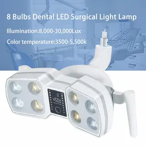 Réflecteur dentaire de haute qualité 8 ampoules Lampe LED dentaire