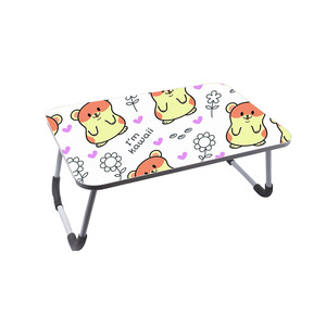 Custom Folding Bed Table 50x30x26 Cm For Kids Contemporary Design Foldable Panel Material Square Shape - Product Image 3